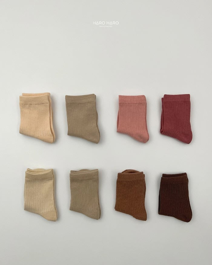 HAROHARO powder socks set (3-9y)