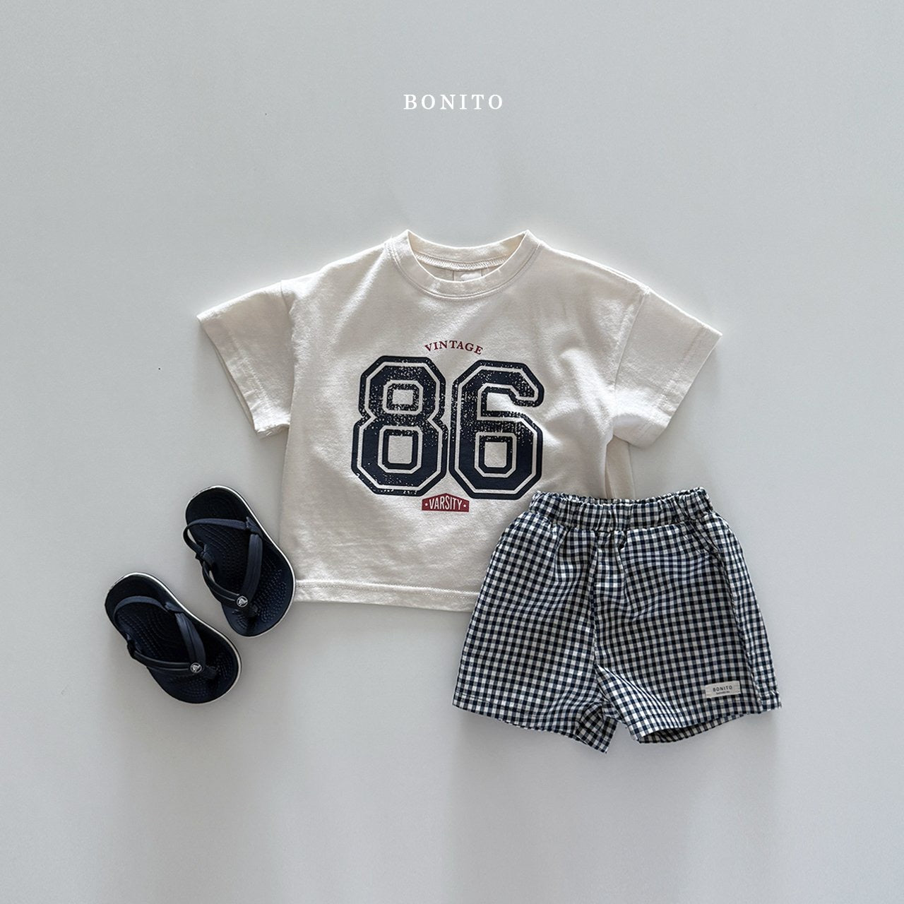 bonito plain series shorts (70-140cm)