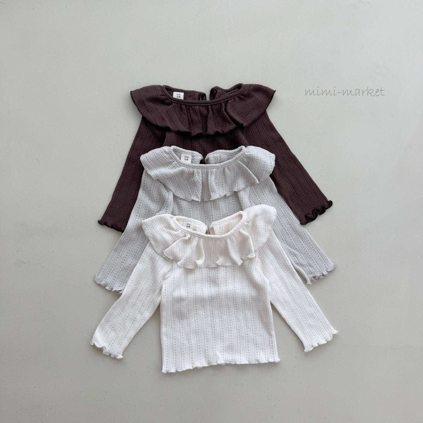 mimi market anna collar tee (bee 70cm-85cm)