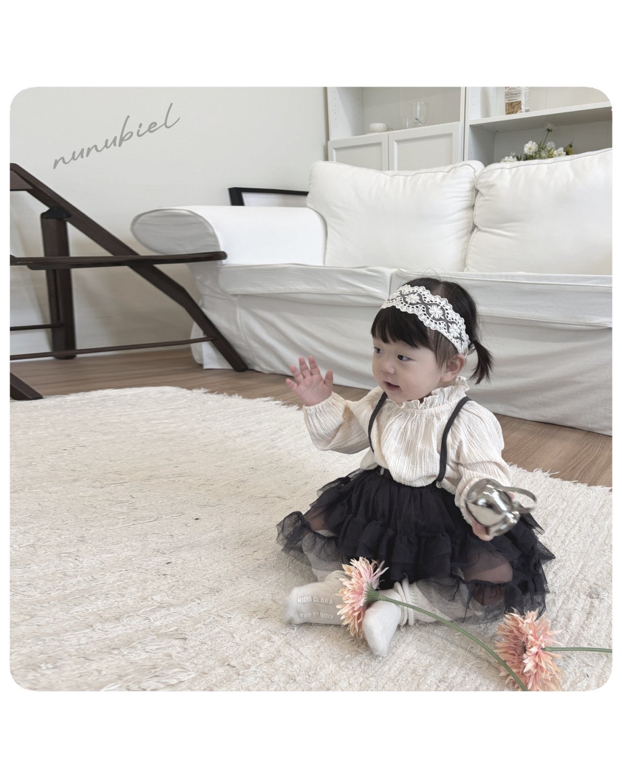 nunubiel bebe mesh skirt (3-18m)