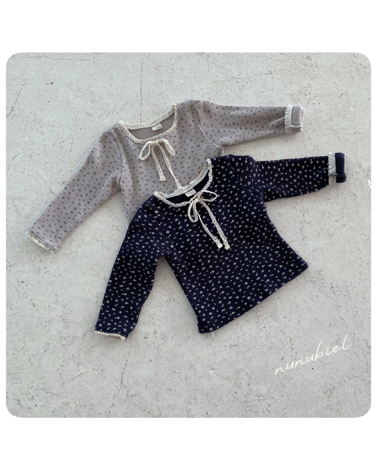 nunubiel bebe floral t-shirts (3-18m)