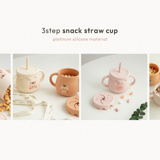 DOTTODOT HONEY JAR 矽膠零食吸管兩用杯