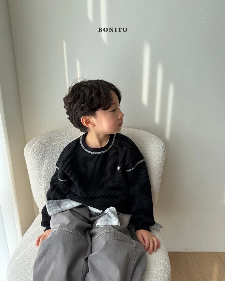 Bonito Waffle guy sweatshirt (~80-140cm)