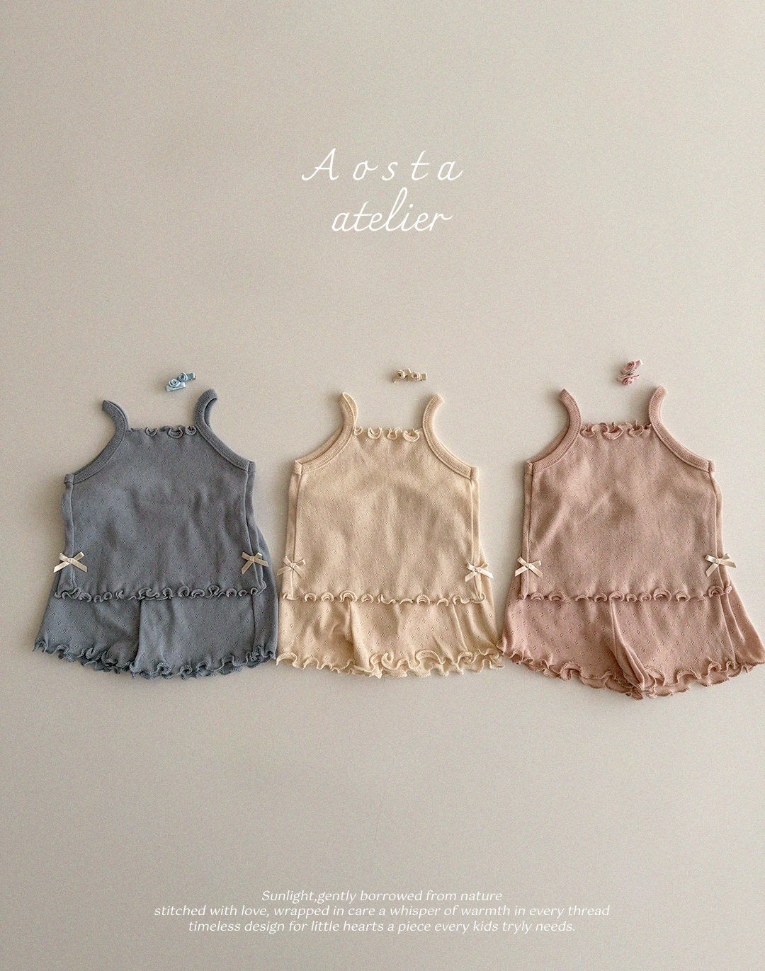 Aosta camellia short pants (70-110cm)