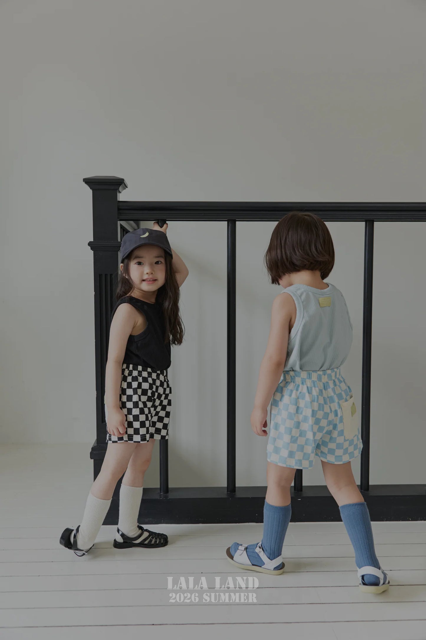 Lalaland checkerboard shorts (75-120cm)