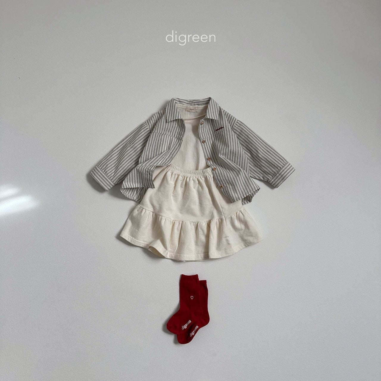 digreen heart socks (12-23cm)