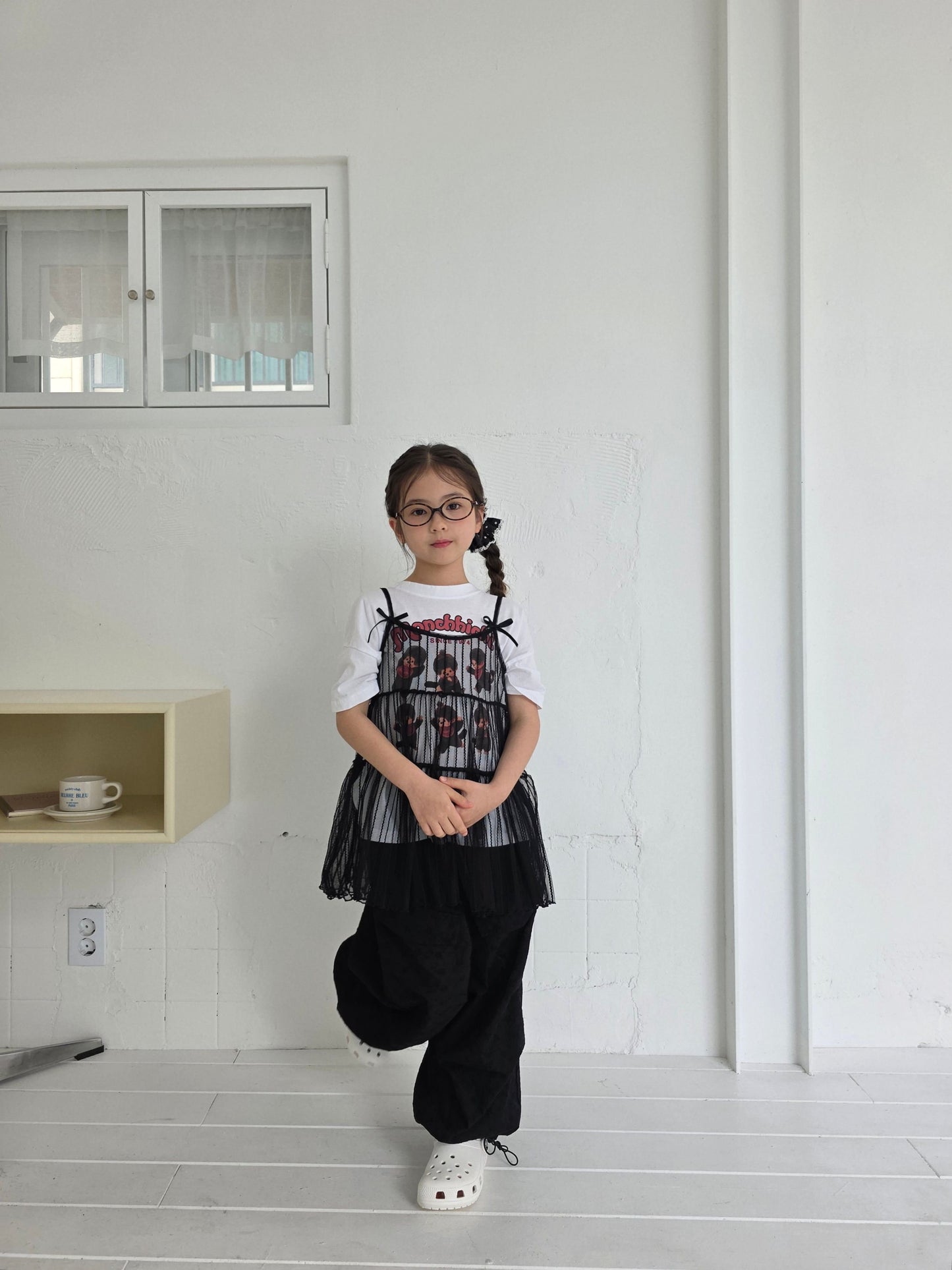 ELLYMOLLY bebe string pants (90-145cm)