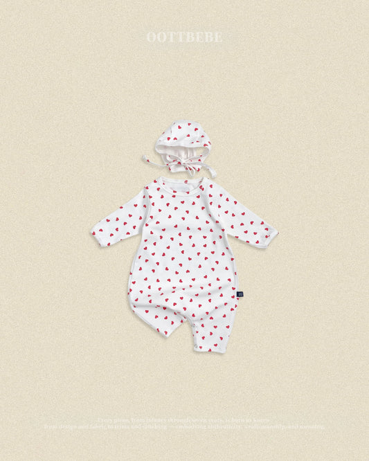 oottbebe petit heart suits SET (0-12m)