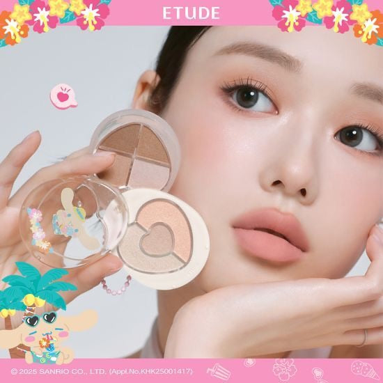 Etude x Sanrio 雙旋轉眼影高光盤
