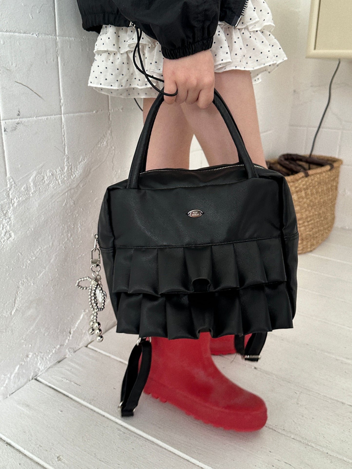 ELLYMOLLY square frill bag