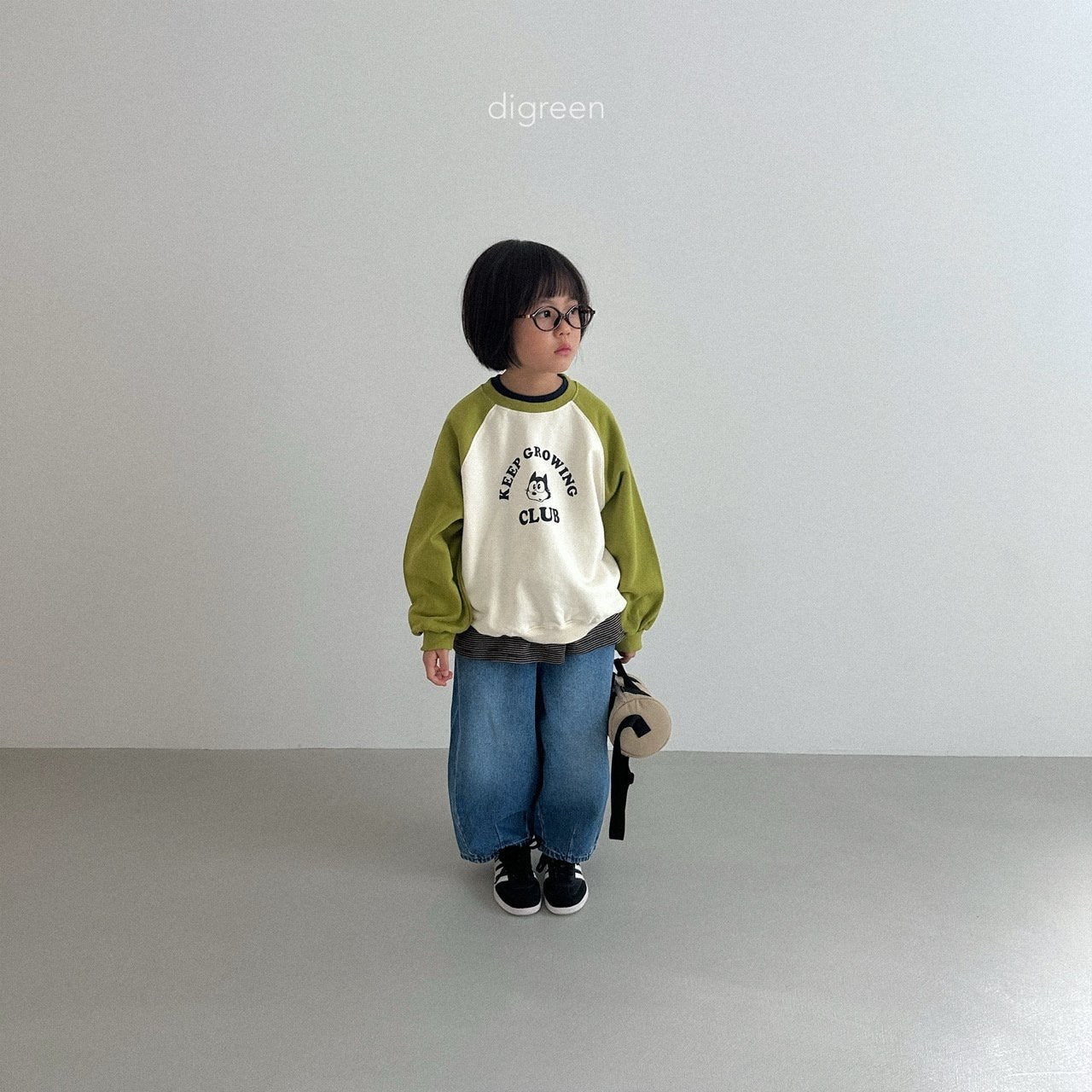 digreen volume denim pants (90-130cm)