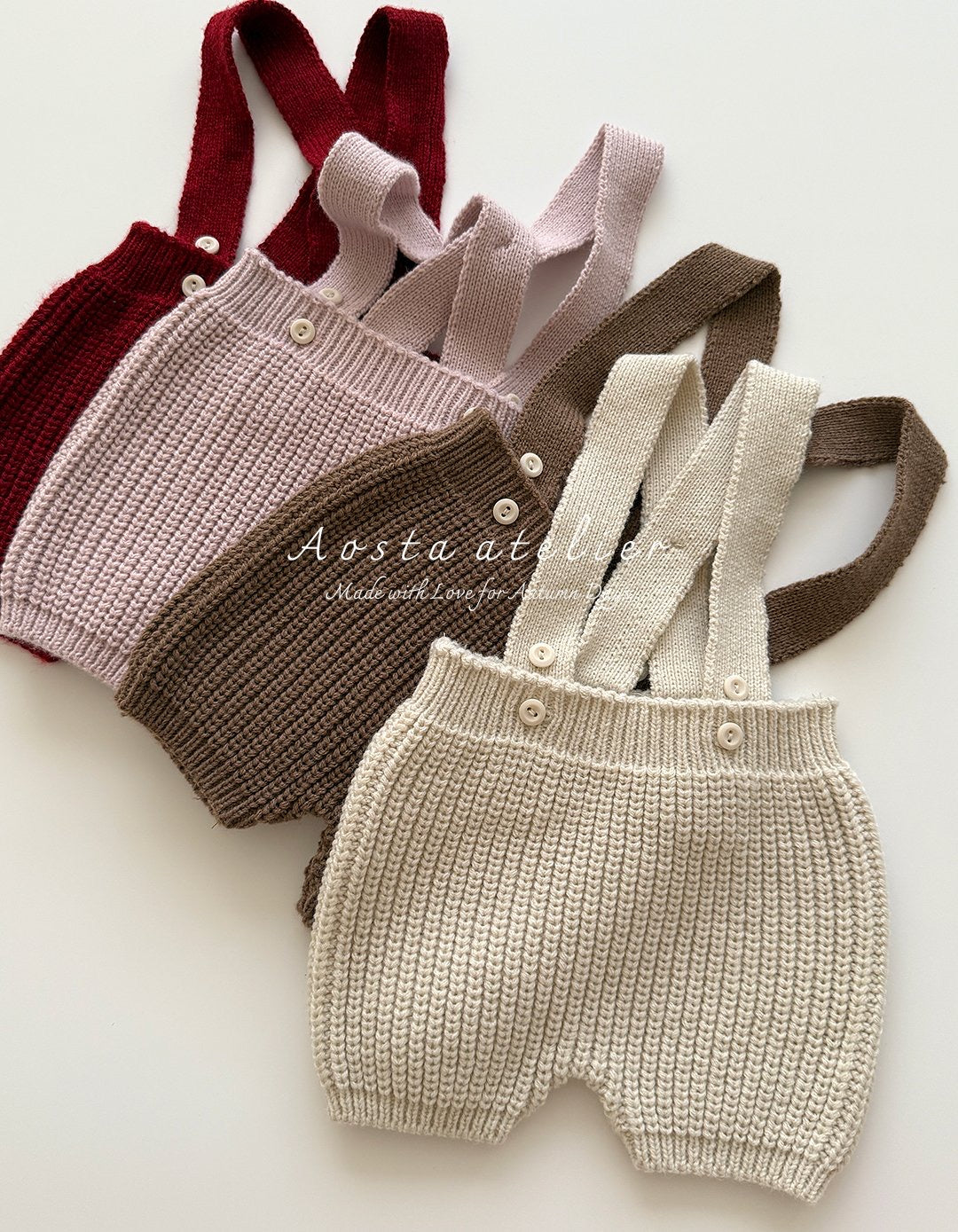 Aosta knit overalls (0-24m)