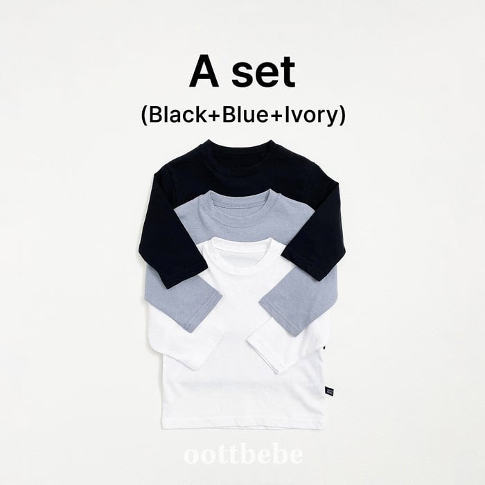 oottbebe simple 3-piece set (75-120cm)