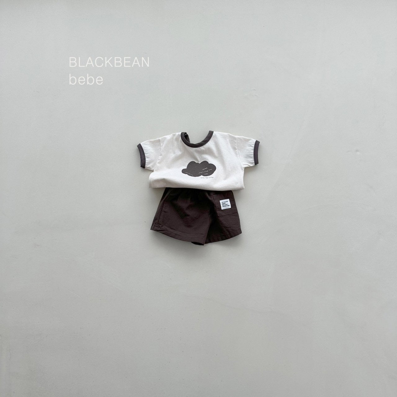 blackbean cloud bebe tee (3-18m)