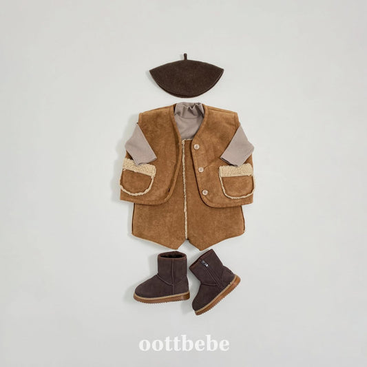 Oottbebe 暖暖泰迪背心外套 (75-120cm)