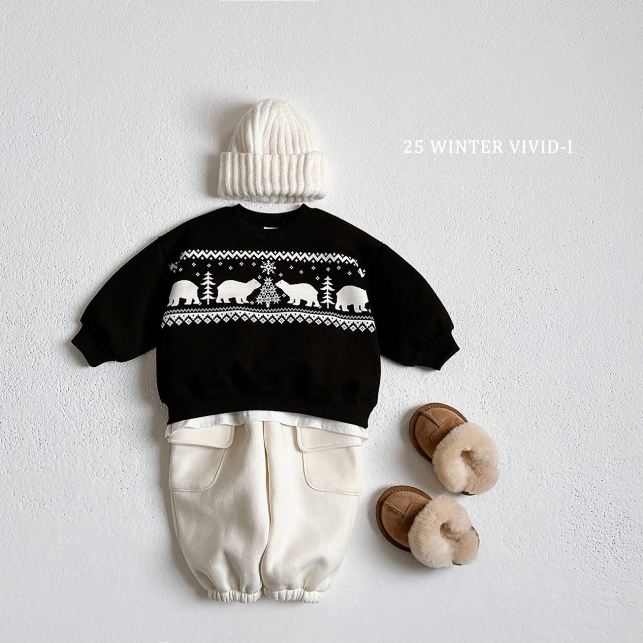 Vivid 馴鹿北極熊上衣 (75-135cm)