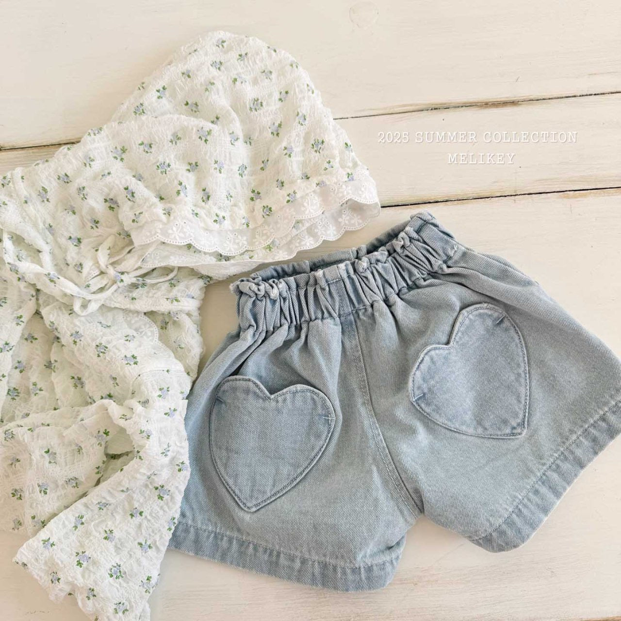 melikey hattu denim shorts (80-140cm)