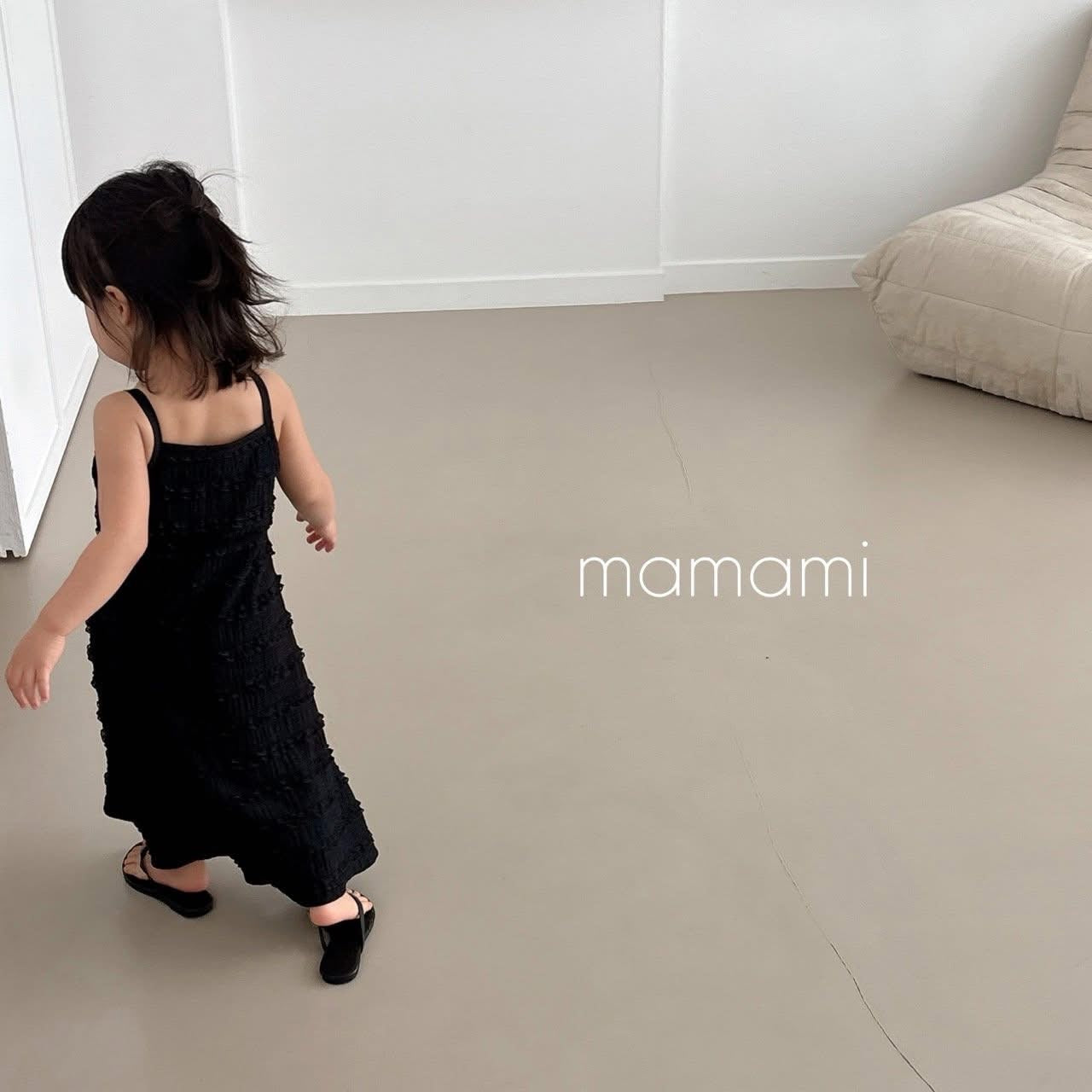Mamami 皺皺摺邊吊帶裙 (80-155cm)