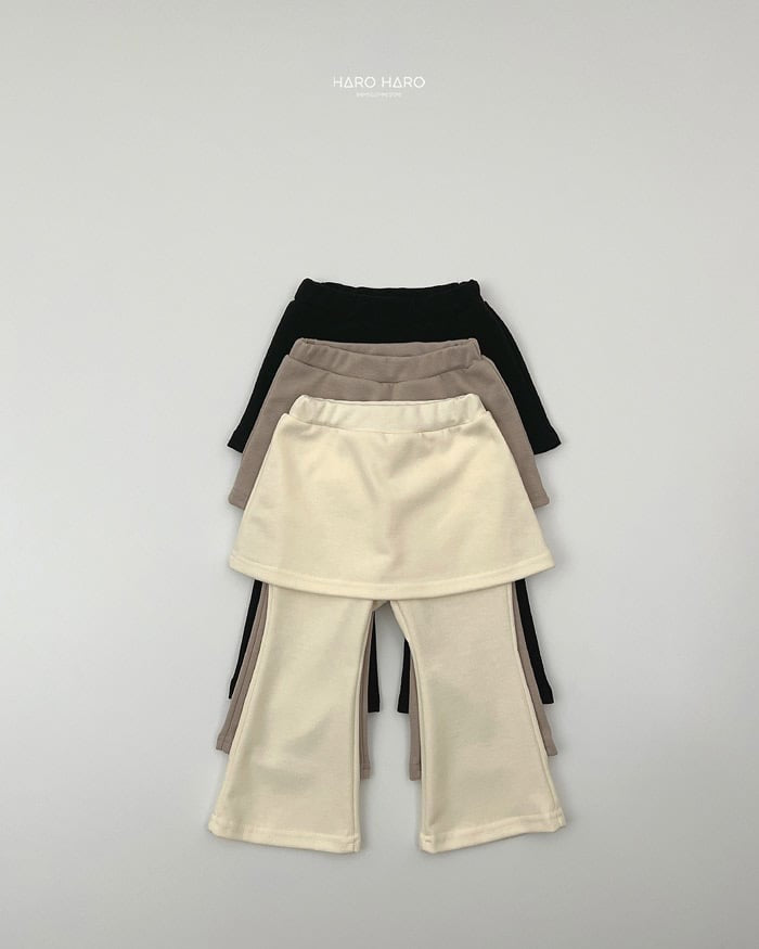HAROHARO cocoa skirt pants (85-140cm)