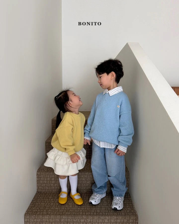 Bonito Pop Knit Sweatshirt (~80-140cm)