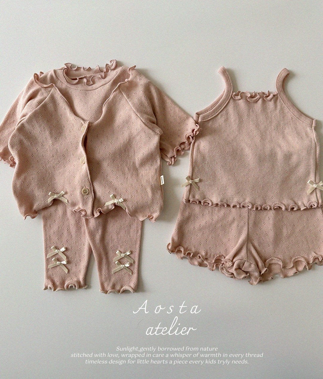 Aosta camellia cardigan (70-110cm)