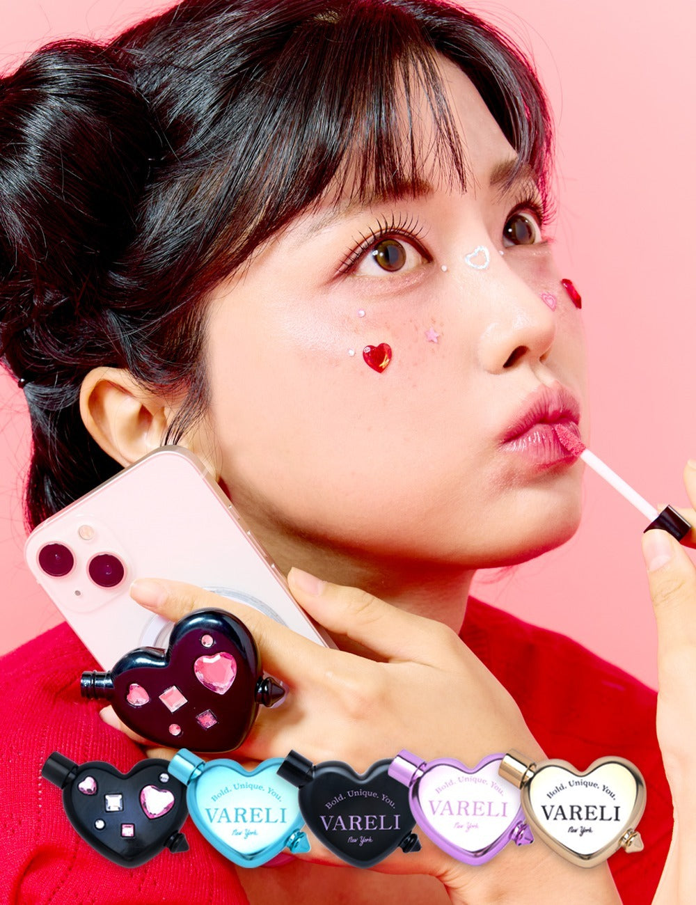 「限時折扣」高顏值愛心唇釉磁吸支架 💞
