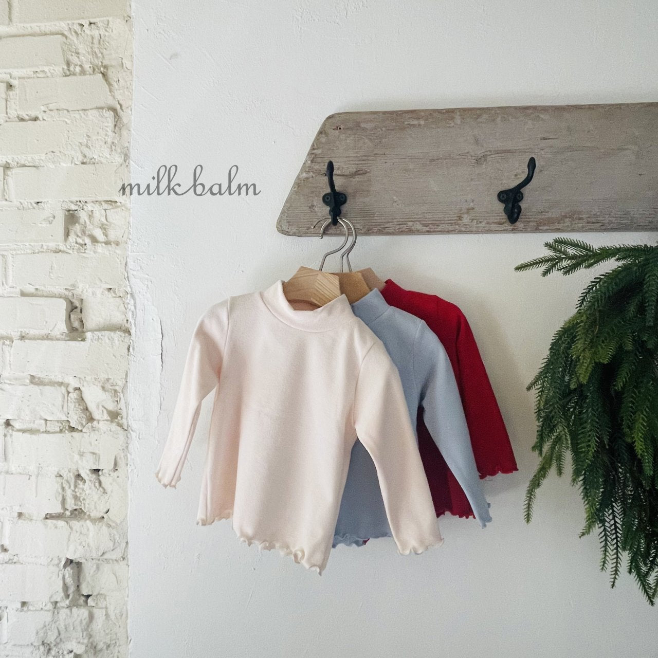 milkbalm winter neck polar tee (75-125cm)