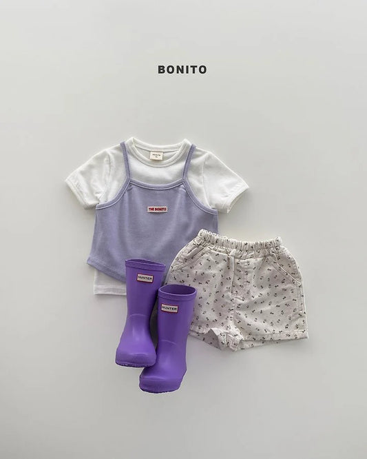 Bonito flower shorts (~80-140cm)