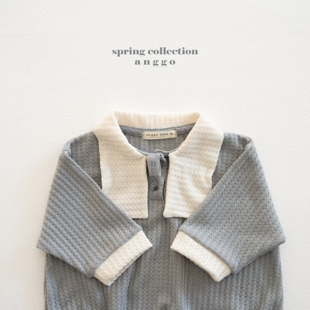 anggo cream bun romper (3-12m)