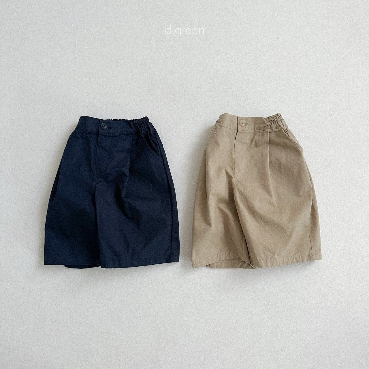 digreen cotton pintuck bermuda pants (90-130cm)