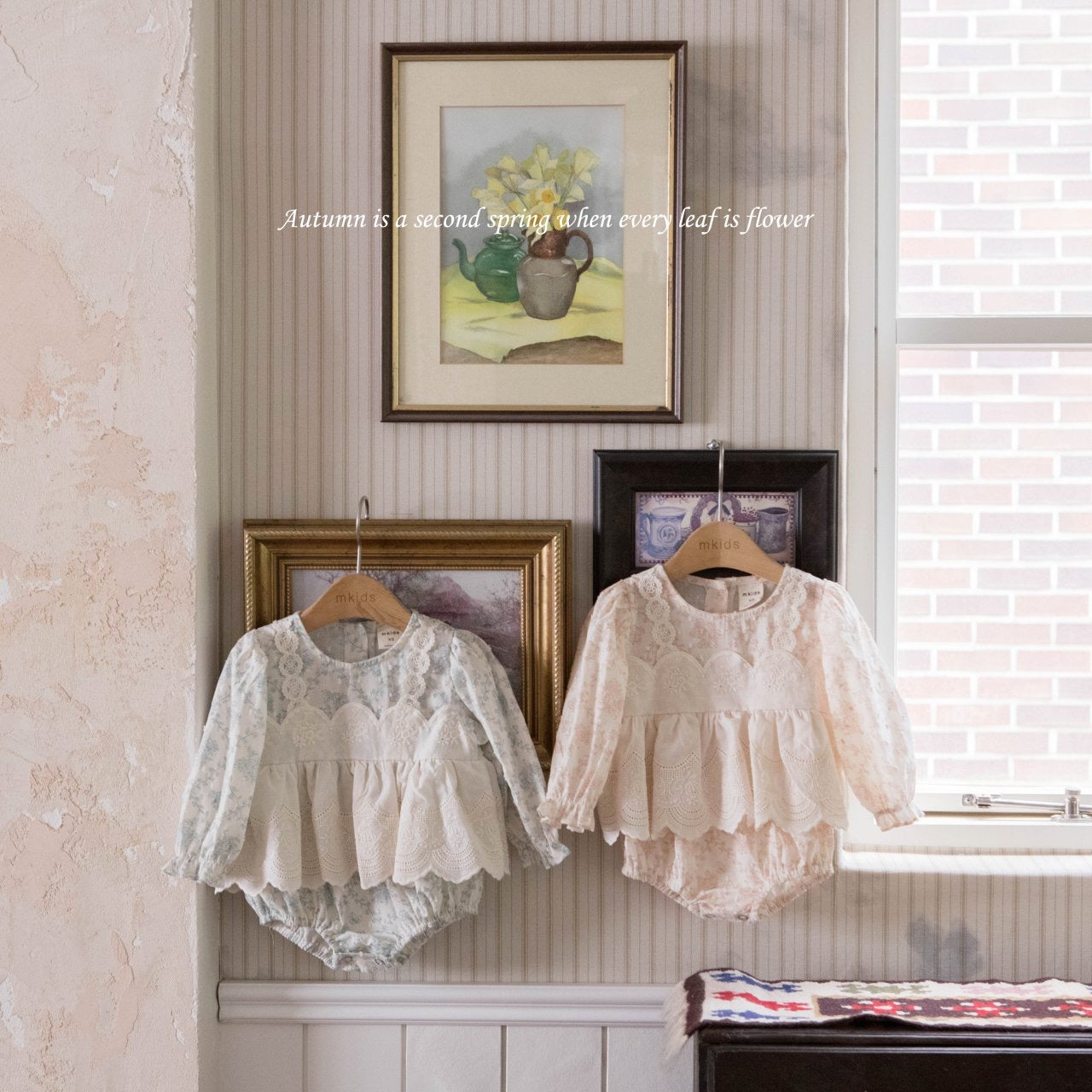 mkids lael lace suit (3-18m)