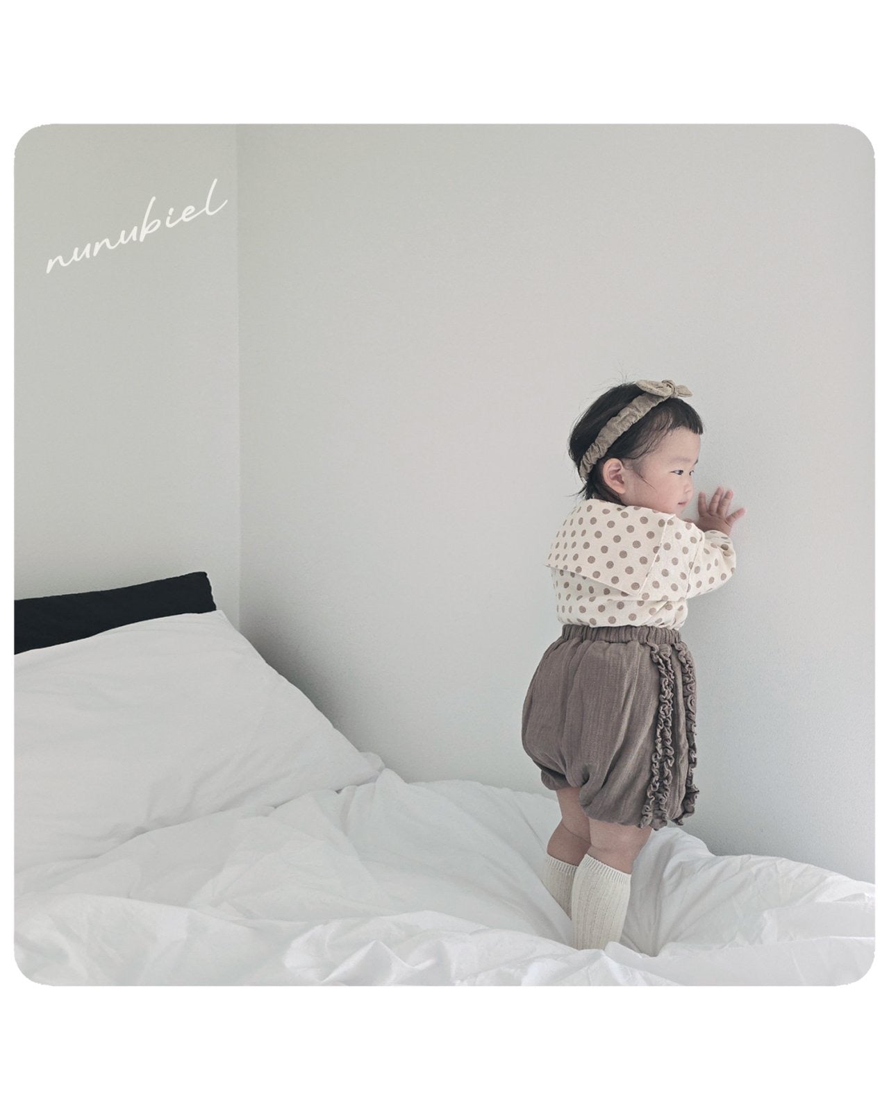 nunubiel bebe dot blouse (3-18m)