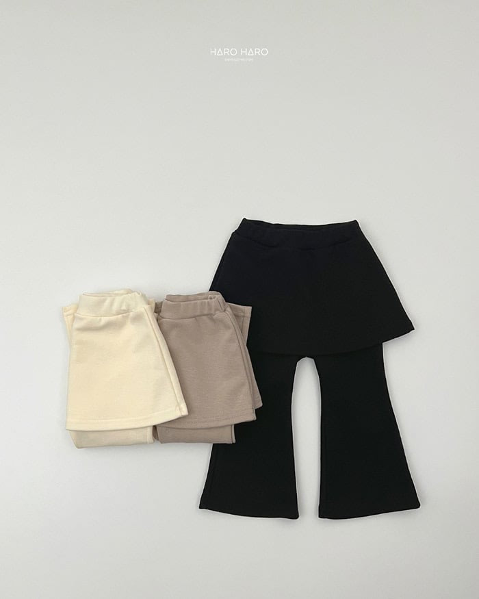 HAROHARO cocoa skirt pants (85-140cm)