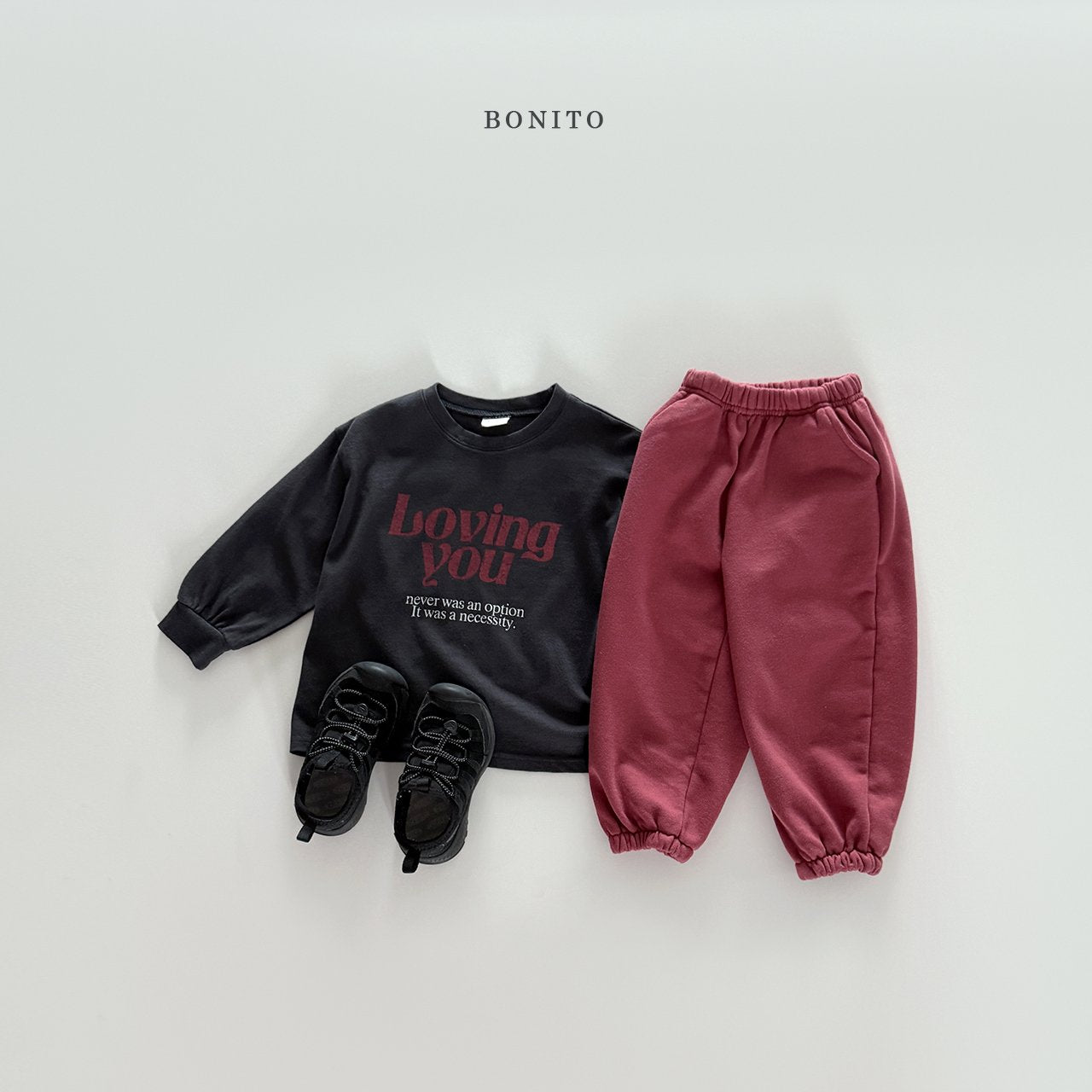 bonito soft terry jogger pants (~80-140cm)