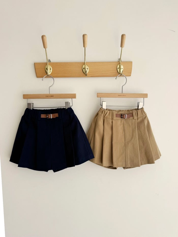 momoann belted cotton skirt (90-150cm)