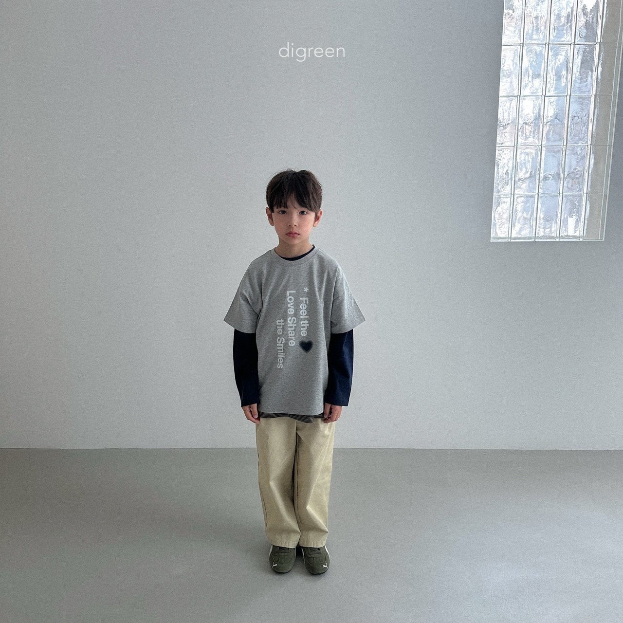 digreen double pants (90-130cm)