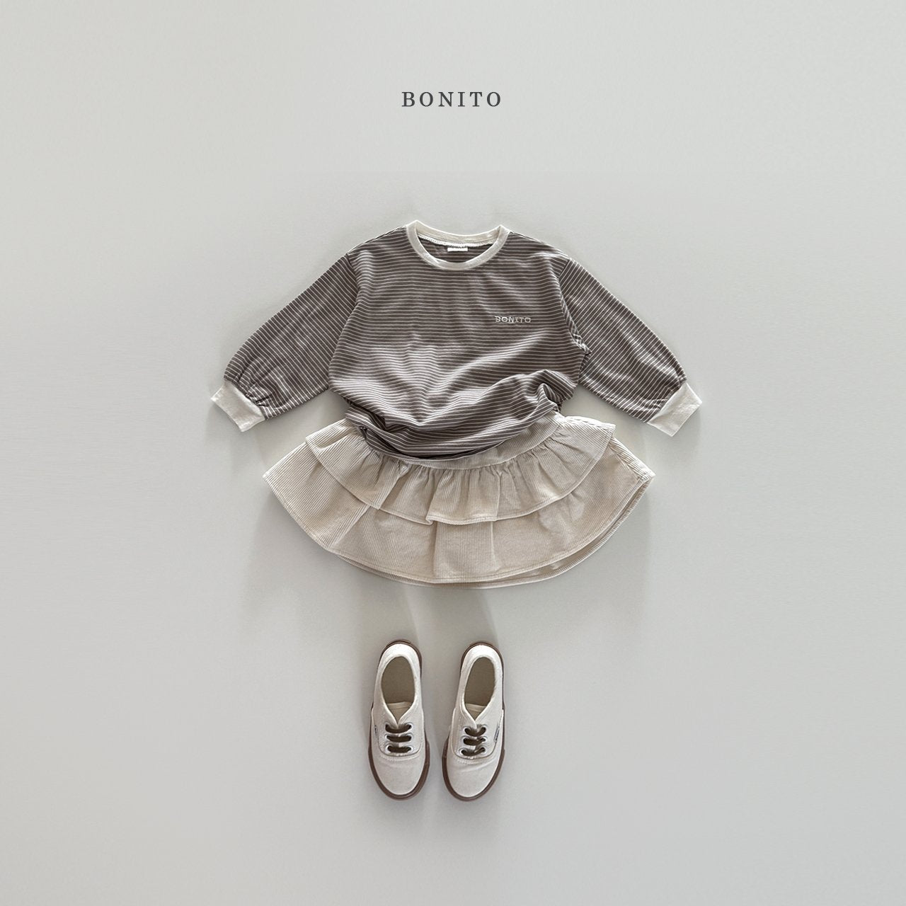 bonito glass st shibori tee (~80-140cm)
