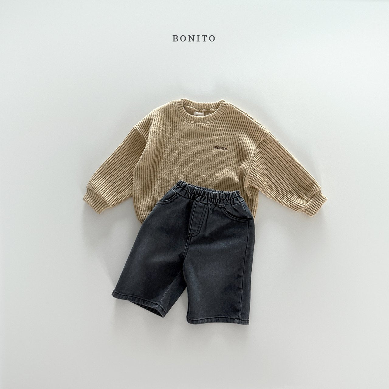 bonito bermuda denim pants (~80-140cm)