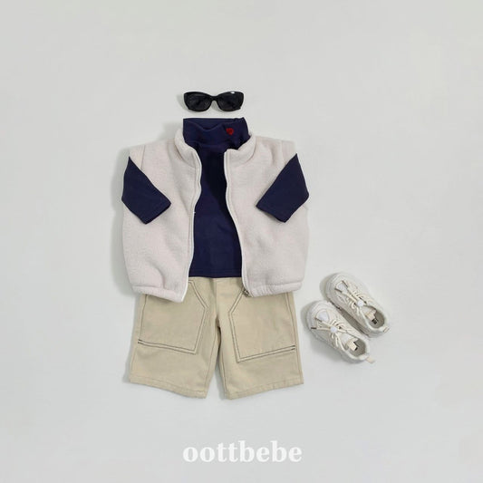 Oottbebe 立領暖暖背心外套 (75-120cm)