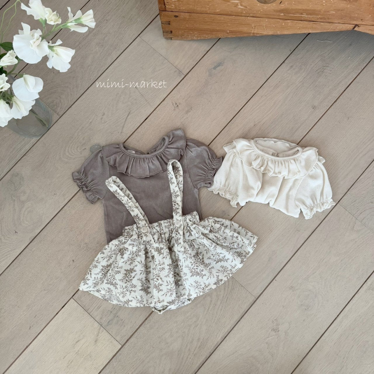 mimi market sunny frill tee (70-85cm)