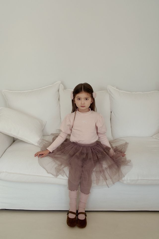 momoann peach puff t (90-130cm)