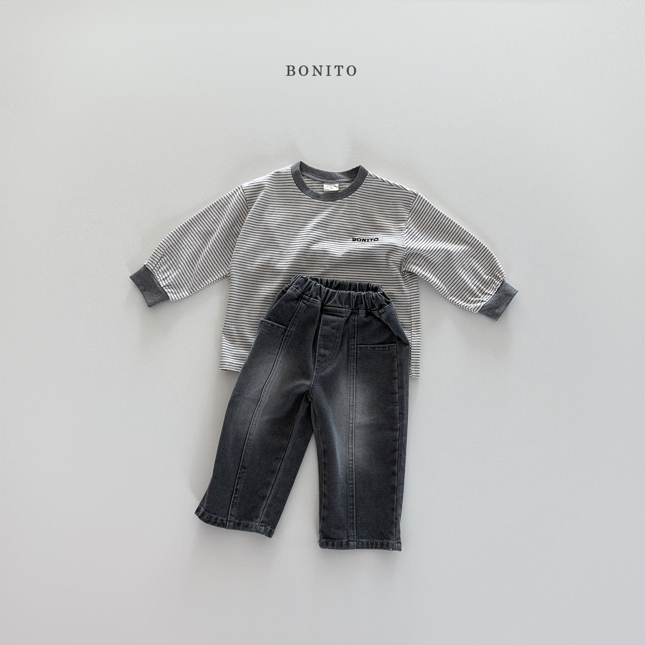 bonito glass st shibori tee (~80-140cm)