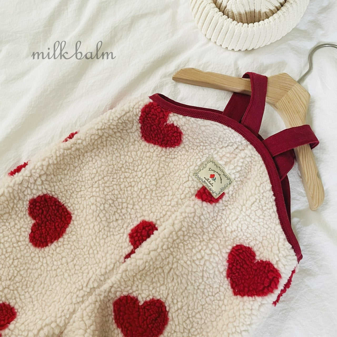 milkbalm cotton candy overalls (3-18m)