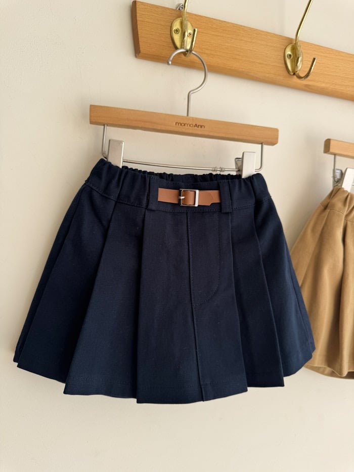 momoann belted cotton skirt (90-150cm)
