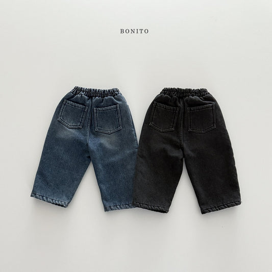 Bonito fleece lined denim pants (~80-140cm)