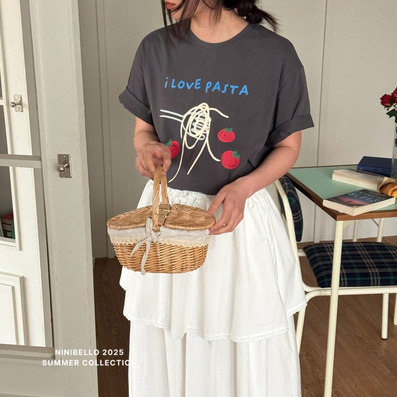Ninibello 親子款 - I love pasta T (kids & mom)