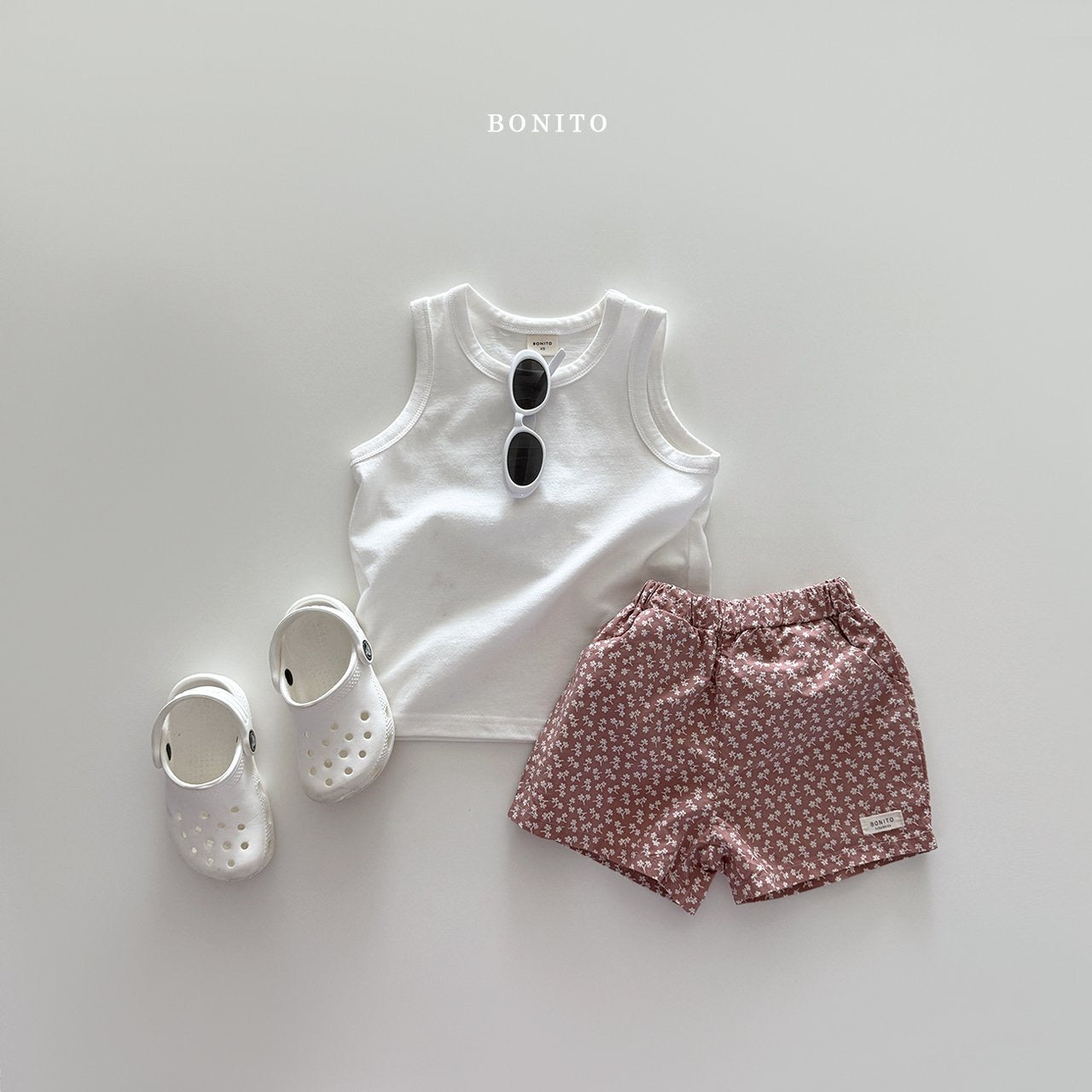 bonito plain series shorts (70-140cm)