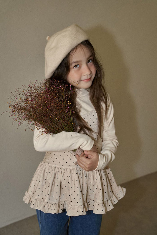 momoann dot dress (90-125cm)