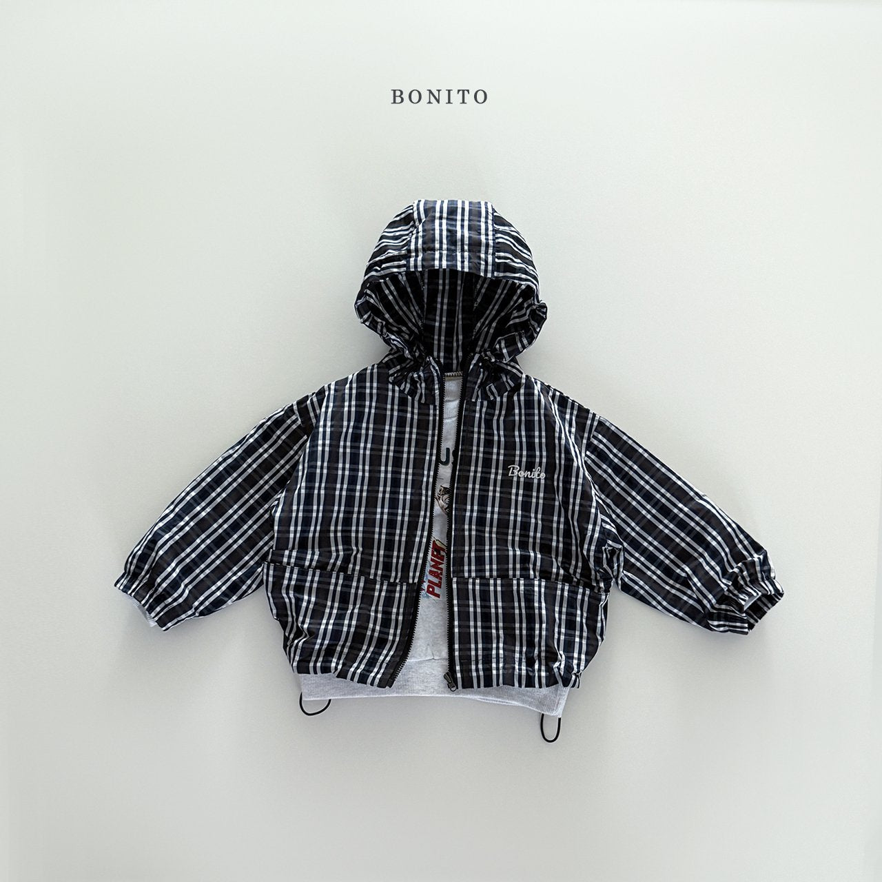 bonito windbreaker hood jumper (~80-140cm)