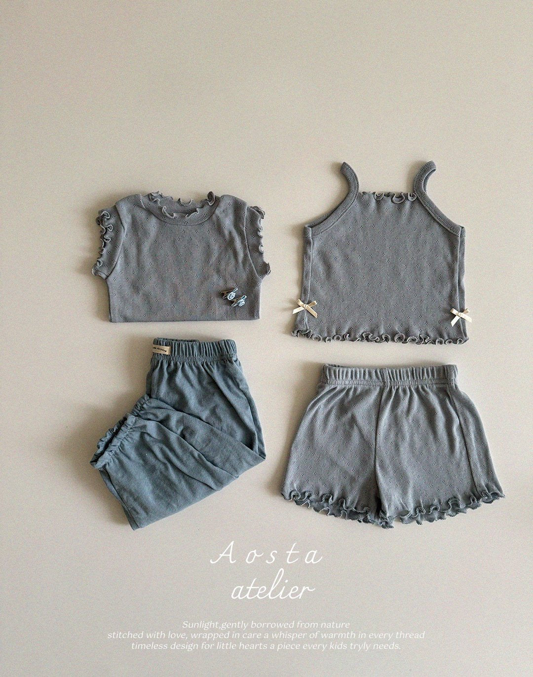 Aosta camellia short pants (70-110cm)